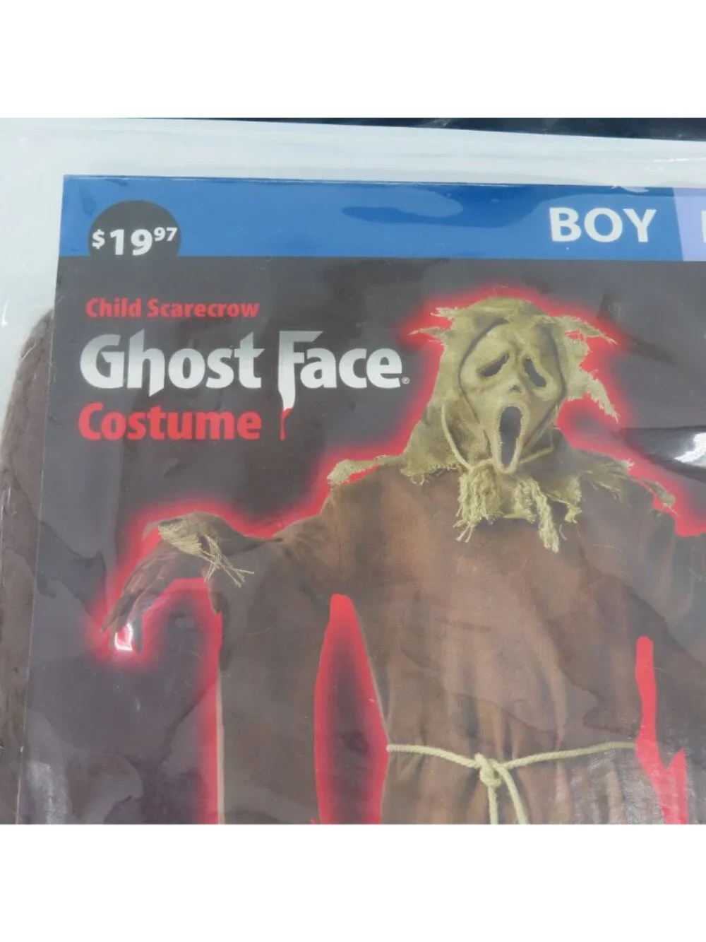 Scream 4 Scarecrow GhostFace Boys Medium 8 Horror Fun World Costume Mask